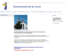 Tablet Screenshot of annamusik.de